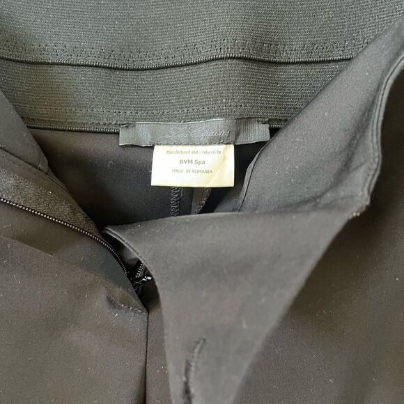 LES COPAINS Casual Slim Tapered Leg Pants In Black S - Picture 15 of 16